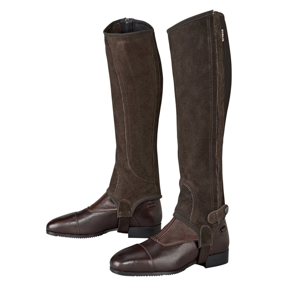 Dublin‎ Suede Adults Half Chaps II Size Large Adults.